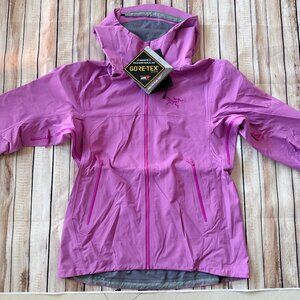 Women's Arc'teryx Hooded Hardshell Waterproof And Windproof Jacket Sz L